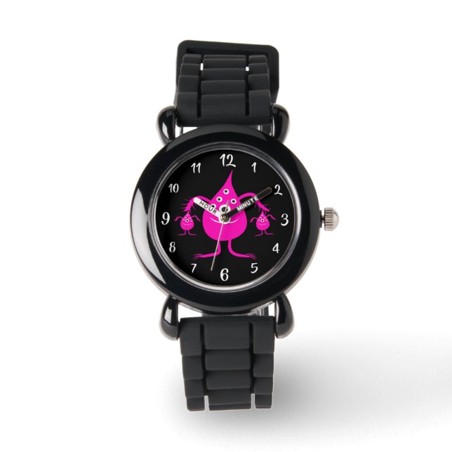Pulsera Reloj para niños de Monstruos Tontos (Anverso)