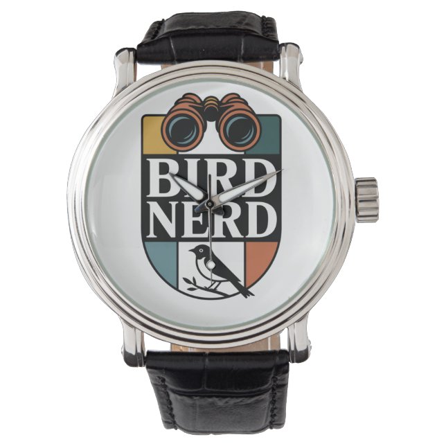 Pulsera Reloj para Observadores de Aves Entusiastas (Anverso)