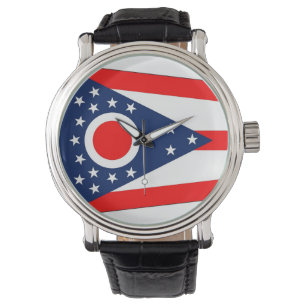 Pulsera Reloj patriótico con bandera de Ohio