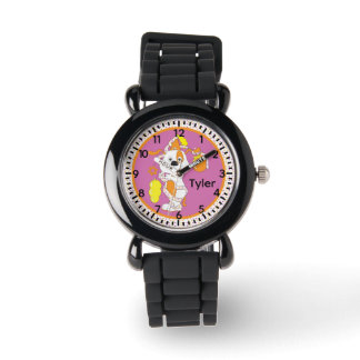 Pulsera Reloj personalizable de perro feliz de Hanukkah