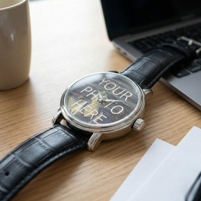 Pulsera Reloj personalizado con foto de momentos inolvidab (The ultimate personal gift.)