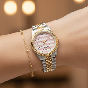 Pulsera Reloj Personalizado de Recién Casados Regalo para 