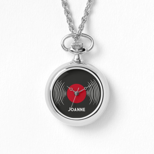 Pulsera Reloj personalizado de vinilo (Anverso)