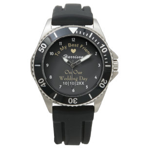 Pulsera Reloj personalizado regalo de recuerdo del día de