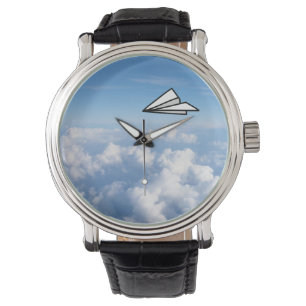 Pulsera Reloj plano de papel
