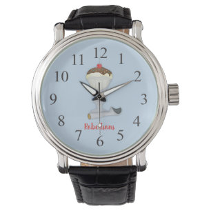 Pulsera Reloj redondeado de helado