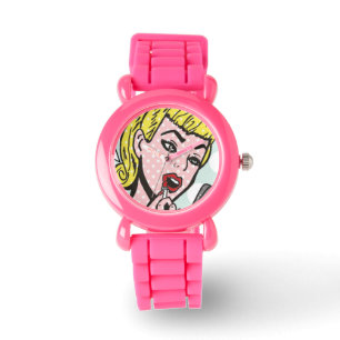 Pulsera Reloj retro de Cutie del cómic