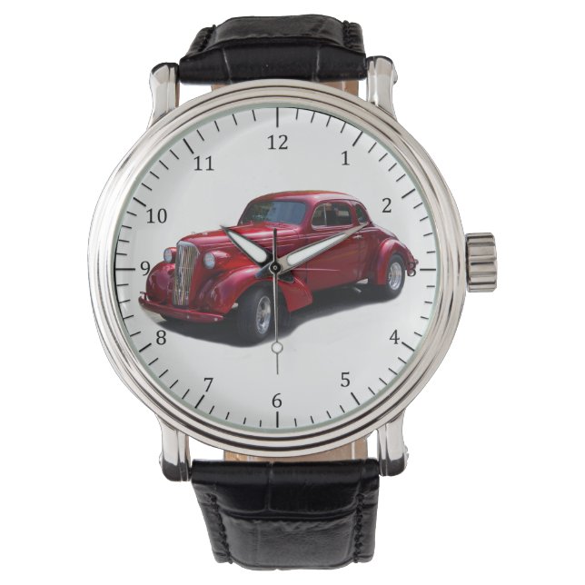 Pulsera Reloj rojo Deluxe Coupe de 1937 (Anverso)