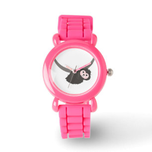 Pulsera Reloj rosado de la pereza