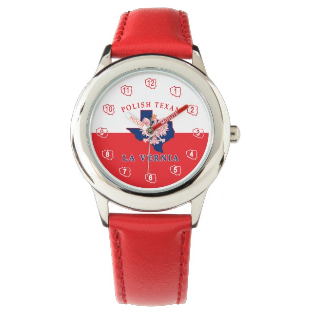 Pulsera Reloj textil polaco de La Vernia (Anverso)