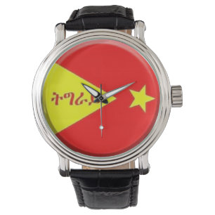 Pulsera Reloj tigry etíope de la bandera