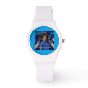 Pulsera Reloj Unisex de Silicona Michelle Obama "Nos Eleva