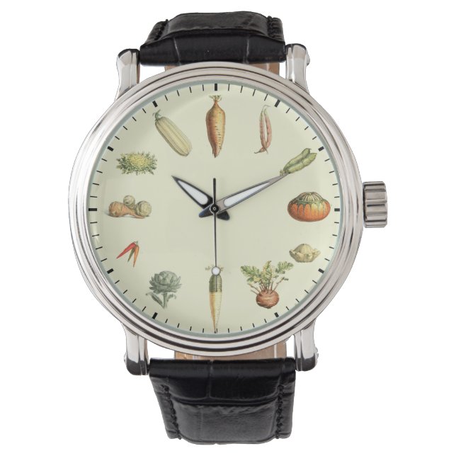 Pulsera Reloj vegetal exótico - Reloj de cocina vegetal in (Anverso)