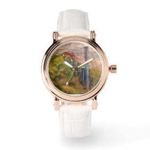Pulsera Reloj Vintage de Oro Rosa para Mujer