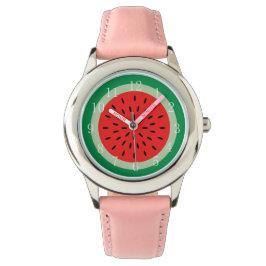 Pulsera Ripe Red Watermelon Arte Damas Chicas Reloj de esc