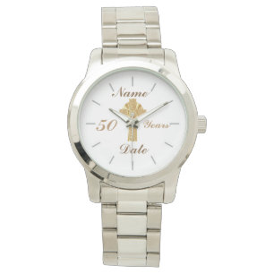 Pulsera Sacerdote Jubileo de Oro 50.º reloj personalizado