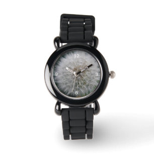 Pulsera Sembrando el reloj de la flor de Dandelion con núm