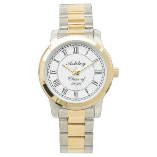Pulsera Señoras del reloj de la graduación clásicas