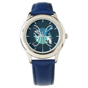Pulsera Símbolo de Pisces - Reloj de Rótulo Zodiaco Astrol