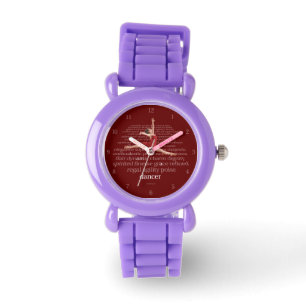Pulsera Soy Un Reloj De Escritura De Bailarina