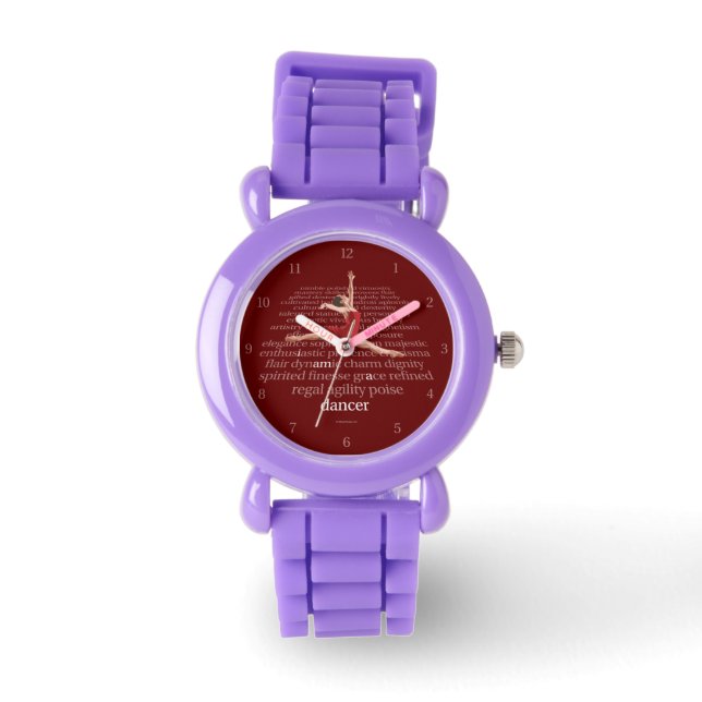 Pulsera Soy Un Reloj De Escritura De Bailarina (Anverso)