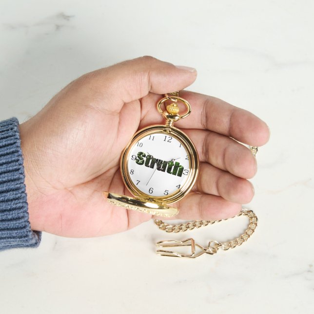Pulsera ¡Struth! Palabra de jerga australiana, reloj de bo (Mano)