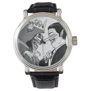 Pulsera Tiempo de aventura Reloj de cuero negro