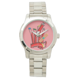 Pulsera Tubos artsy de la sangre del reloj de Phlebotomist