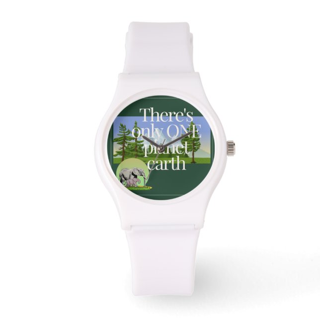 Pulsera Un planeta Tierra - Reloj deportivo de muñeca de s (Anverso)