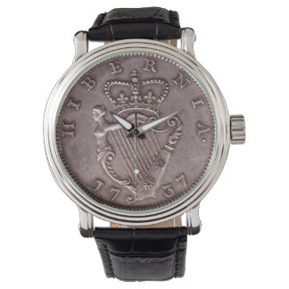 PULSERA UNIQUE 1737 RELOJ DE MONEDA DE LA HIBERNIA IRLANDE