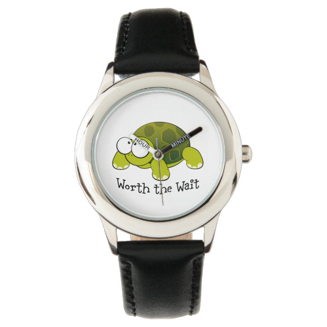 Pulsera Vale la pena la espera - reloj de tortuga (Anverso)