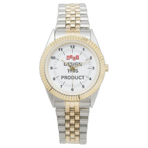 Pulsera VENTA! Reloj femenino - Personalizado - de dos ton
