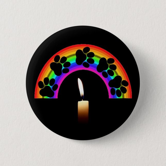 Pulseras De Botón Sobre Un Arcoiris Con Velas (Anverso)