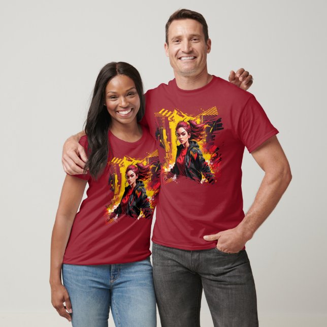 Pulso crudo: camiseta de energía desordenada (Unisexo)