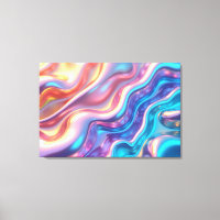 Pulso Holográfico – Arte de Luz Líquida 36"x24"