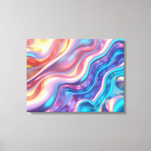 Pulso Holográfico – Arte Fluido Abstracto Premium 