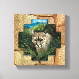 Puma - Arte mural con lienzo envuelto