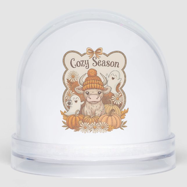 Pumpkin-highland Cow Ghost Halloween (Anverso)