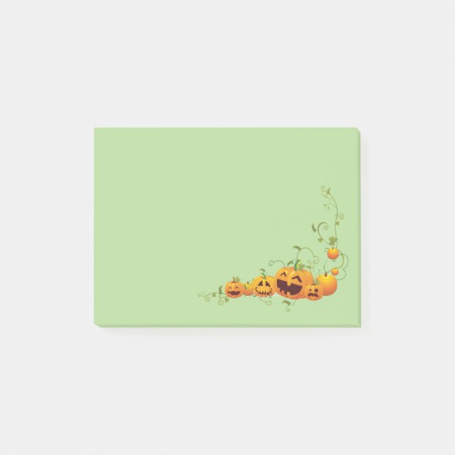 Pumpkin Patch 4" x 3" Notas Post-it® (Anverso)