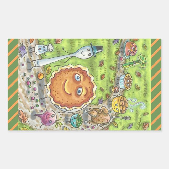 PUMPKIN PIE Y AMIGOS GRACIAS A LOS PEGATINAS DEL D (Anverso)