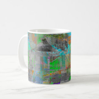 "Pumpkin Spice Abstract" taza de café de arte abst