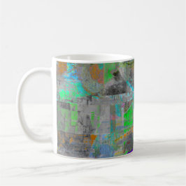 "Pumpkin Spice Abstract" taza de café de arte abst