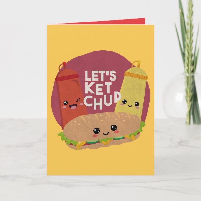 Pun de comida rápida: Vamos a Ketchup (Anverso)