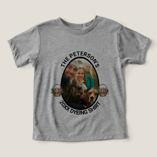 Pun de Pascua | Personalizado 2025 Foto de la fami (Diseño delantero )