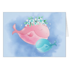 Pun del día de la madre de ballenas acuáticas
