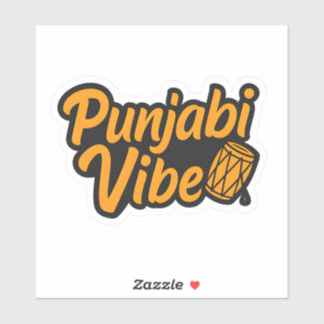 Punjabi Vibe – Desi Swag Pegatina