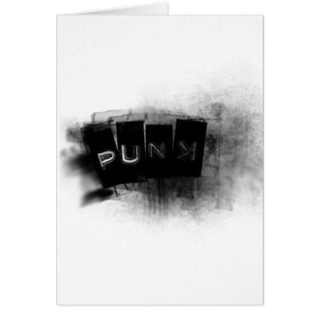 Punk blanco y negro (Frente)