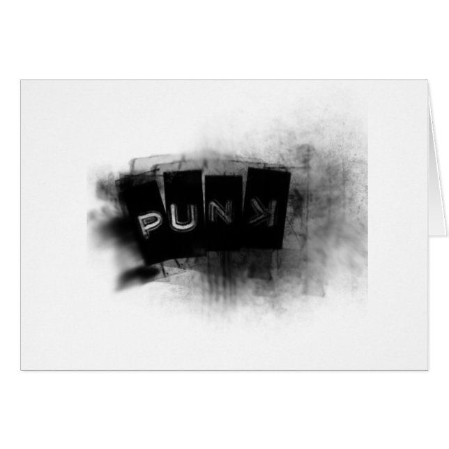 Punk blanco y negro (Anverso (Horizontal))