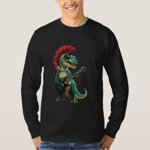 Punk Dinosaurios Camisetas De Rock Y Rollo Para Ni