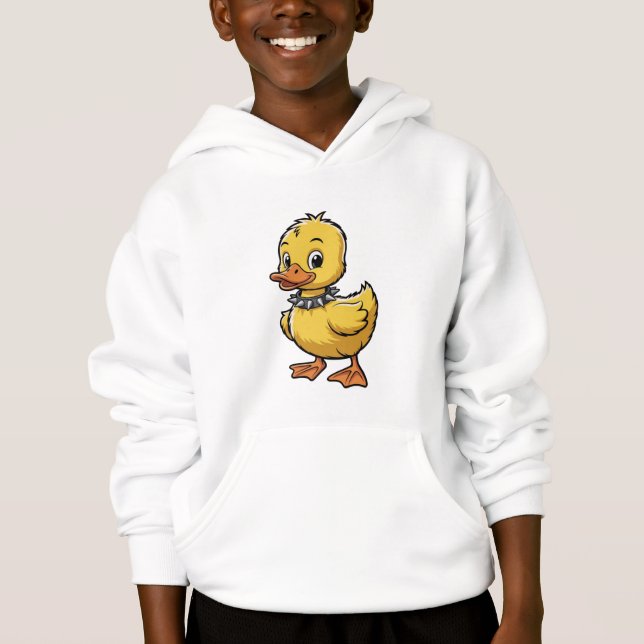 Punk Duckling – Funny Rebel Animal Art (Anverso)